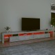 Betonszürke tv-szekrény led-lámpákkal 290x36,5x40 cm Betonszürke tv-szekrény led-lámpákkal 290x36,5x40 cm