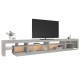 Betonszürke tv-szekrény led-lámpákkal 290x36,5x40 cm Betonszürke tv-szekrény led-lámpákkal 290x36,5x40 cm