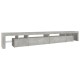 Betonszürke tv-szekrény led-lámpákkal 290x36,5x40 cm Betonszürke tv-szekrény led-lámpákkal 290x36,5x40 cm