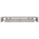 Betonszürke tv-szekrény led-lámpákkal 290x36,5x40 cm Betonszürke tv-szekrény led-lámpákkal 290x36,5x40 cm