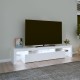 Fehér tv-szekrény led-lámpákkal Fehér tv-szekrény led-lámpákkal