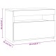 Füstös tölgyszínű éjjeliszekrény led világítással 60x35x40 cm Füstös tölgyszínű éjjeliszekrény led világítással 60x35x40 cm