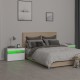 2 db szürke sonoma színű led-es éjjeliszekrény 60x35x40 cm 2 db szürke sonoma színű led-es éjjeliszekrény 60x35x40 cm