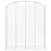 Íves horganyzott vas gabion kosár 200x50x220/240 cm