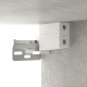 Betonszürke fali tv-szekrény 80x34,5x40 cm