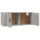 Betonszürke fali tv-szekrény 100x34,5x40 cm