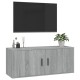 Szürke sonoma színű fali tv-szekrény 100x34,5x40 cm Szürke sonoma színű fali tv-szekrény 100x34,5x40 cm