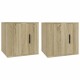 2 db sonoma tölgy fali tv-szekrény 40x34,5x40 cm