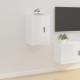 2 db magasfényű fehér fali tv-szekrény 40x34,5x60 cm 2 db magasfényű fehér fali tv-szekrény 40x34,5x60 cm