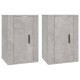 2 db betonszürke fali tv-szekrény 40x34,5x60 cm 2 db betonszürke fali tv-szekrény 40x34,5x60 cm