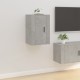 2 db betonszürke fali tv-szekrény 40x34,5x60 cm 2 db betonszürke fali tv-szekrény 40x34,5x60 cm