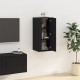 Fekete fali tv-szekrény 40x34,5x80 cm Fekete fali tv-szekrény 40x34,5x80 cm