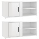 2 db magasfényű fehér szerelt fa tv-szekrény 80x31,5x36 cm 2 db magasfényű fehér szerelt fa tv-szekrény 80x31,5x36 cm