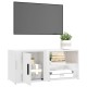 2 db magasfényű fehér szerelt fa tv-szekrény 80x31,5x36 cm 2 db magasfényű fehér szerelt fa tv-szekrény 80x31,5x36 cm