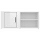 2 db magasfényű fehér szerelt fa tv-szekrény 80x31,5x36 cm 2 db magasfényű fehér szerelt fa tv-szekrény 80x31,5x36 cm
