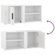 2 db magasfényű fehér szerelt fa tv-szekrény 80x31,5x36 cm 2 db magasfényű fehér szerelt fa tv-szekrény 80x31,5x36 cm
