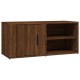 Barna tölgyszínű szerelt fa tv-szekrény 80x31,5x36 cm Barna tölgyszínű szerelt fa tv-szekrény 80x31,5x36 cm
