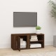 Barna tölgyszínű szerelt fa tv-szekrény 80x31,5x36 cm Barna tölgyszínű szerelt fa tv-szekrény 80x31,5x36 cm