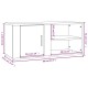 Barna tölgyszínű szerelt fa tv-szekrény 80x31,5x36 cm Barna tölgyszínű szerelt fa tv-szekrény 80x31,5x36 cm