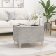 Betonszürke szerelt fa dohányzóasztal 60 x 44,5 x 45 cm Betonszürke szerelt fa dohányzóasztal 60 x 44,5 x 45 cm