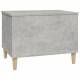 Betonszürke szerelt fa dohányzóasztal 60 x 44,5 x 45 cm Betonszürke szerelt fa dohányzóasztal 60 x 44,5 x 45 cm
