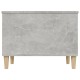 Betonszürke szerelt fa dohányzóasztal 60 x 44,5 x 45 cm Betonszürke szerelt fa dohányzóasztal 60 x 44,5 x 45 cm