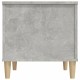 Betonszürke szerelt fa dohányzóasztal 60 x 44,5 x 45 cm Betonszürke szerelt fa dohányzóasztal 60 x 44,5 x 45 cm