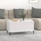Magasfényű fehér szerelt fa dohányzóasztal 90x44,5x45 cm Magasfényű fehér szerelt fa dohányzóasztal 90x44,5x45 cm