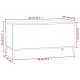 Betonszürke szerelt fa dohányzóasztal 90x44,5x45 cm Betonszürke szerelt fa dohányzóasztal 90x44,5x45 cm