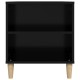 Fekete szerelt fa tv-szekrény 102x44,5x50 cm Fekete szerelt fa tv-szekrény 102x44,5x50 cm