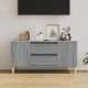 Szürke sonoma színű szerelt fa tv-szekrény 102x44,5x50 cm Szürke sonoma színű szerelt fa tv-szekrény 102x44,5x50 cm