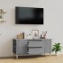 Szürke sonoma színű szerelt fa tv-szekrény 102x44,5x50 cm