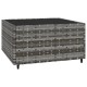 4 részes szürke polyrattan kerti ülőgarnitúra párnákkal 4 részes szürke polyrattan kerti ülőgarnitúra párnákkal