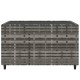 4 részes szürke polyrattan kerti ülőgarnitúra párnákkal 4 részes szürke polyrattan kerti ülőgarnitúra párnákkal