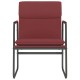 Bordó műbőr pihenőszék 55 x 64 x 80 cm