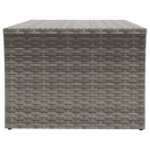 Szürke polyrattan dohányzóasztal 100 x 50 x 40 cm Szürke polyrattan dohányzóasztal 100 x 50 x 40 cm