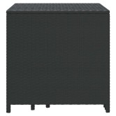 3 db fekete polyrattan rakásolható kisasztal 3 db fekete polyrattan rakásolható kisasztal