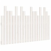 Fehér tömör fenyőfa fali fejtámla 127,5 x 3 x 80 cm Fehér tömör fenyőfa fali fejtámla 127,5 x 3 x 80 cm