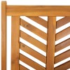 Kerti szék 4 pcs barna 57 x 72 x 109 cm tömör akácfa