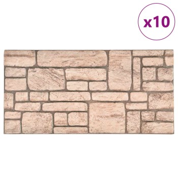 Fali panelek 10 pcs bézs 100 x 50 cm eps hab