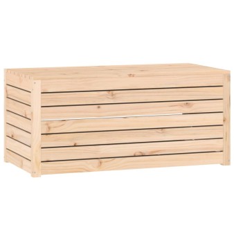 Tömör fenyőfa kerti láda 101 x 50,5 x 46,5 cm