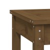 Mézbarna tömör fenyőfa kerti pad 80 x 44 x 45 cm