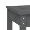Szürke tömör fenyőfa kerti pad 109x44x45 cm