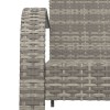 Szürke polyrattan adirondack kerti szék