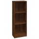 3 szintes barna tölgy színű fa könyvszekrény 40 x 24 x 109 cm 3 szintes barna tölgy színű fa könyvszekrény 40 x 24 x 109 cm