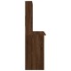 Barna tölgy szerelt fa íróasztal polcokkal 102 x 45 x 148 cm Barna tölgy szerelt fa íróasztal polcokkal 102 x 45 x 148 cm