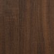 Barna tölgy szerelt fa íróasztal polcokkal 102 x 45 x 148 cm Barna tölgy szerelt fa íróasztal polcokkal 102 x 45 x 148 cm