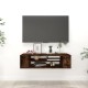 Füstös tölgyszínű szerelt fa függő tv-szekrény 100x30x26,5 cm Füstös tölgyszínű szerelt fa függő tv-szekrény 100x30x26,5 cm