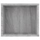 Szürke sonoma színű szerelt fa függő tv-szekrény 100x30x26,5 cm Szürke sonoma színű szerelt fa függő tv-szekrény 100x30x26,5 cm