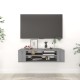 Szürke sonoma színű szerelt fa függő tv-szekrény 100x30x26,5 cm Szürke sonoma színű szerelt fa függő tv-szekrény 100x30x26,5 cm